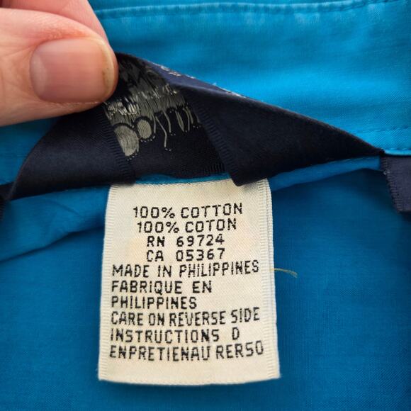 Columbia Sportswear Blue Pocket Shirt Men's Large - Picture 9 of 9